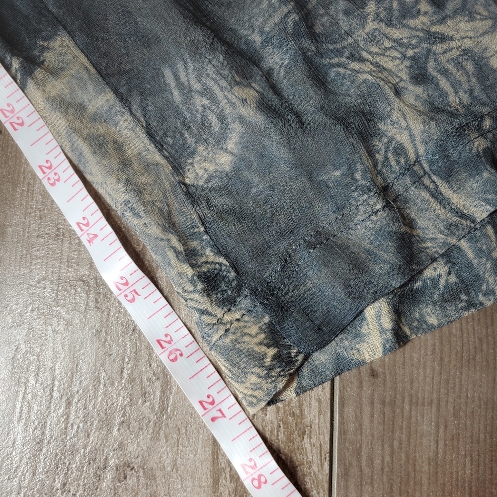NWT Zara Semi-Sheer Printed Women's High Waisted Pants 100% Viscose Size XS - Picture 5 of 16